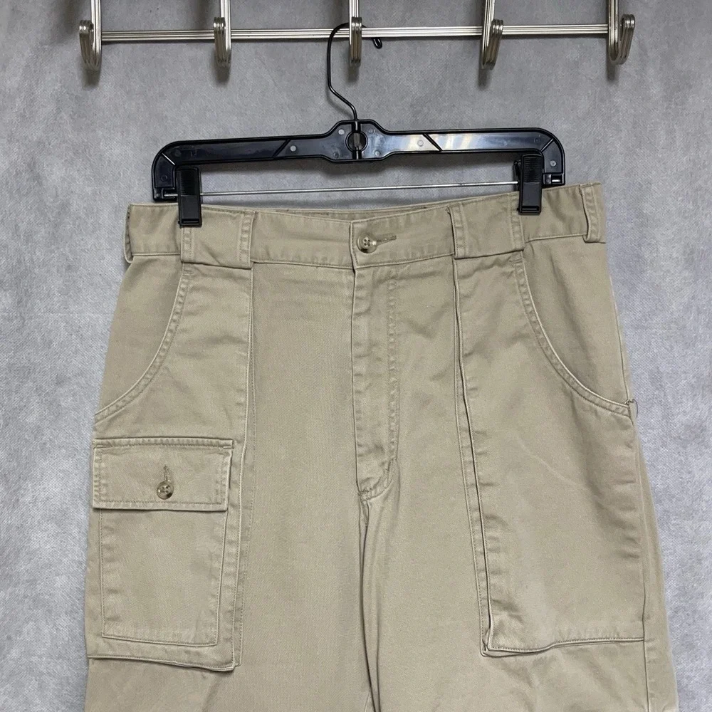 VTG Banana Republic Pants Men's 31X33 Chino Twill Convertible Safari Straight